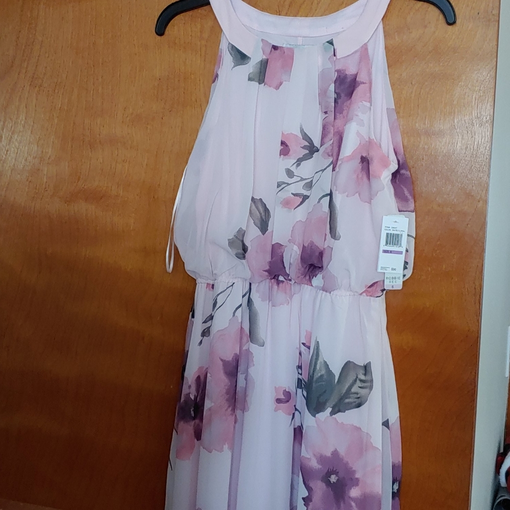 Robbie Bee long dress. . Size 6.PINK SALE $30 - Picture 4 of 4